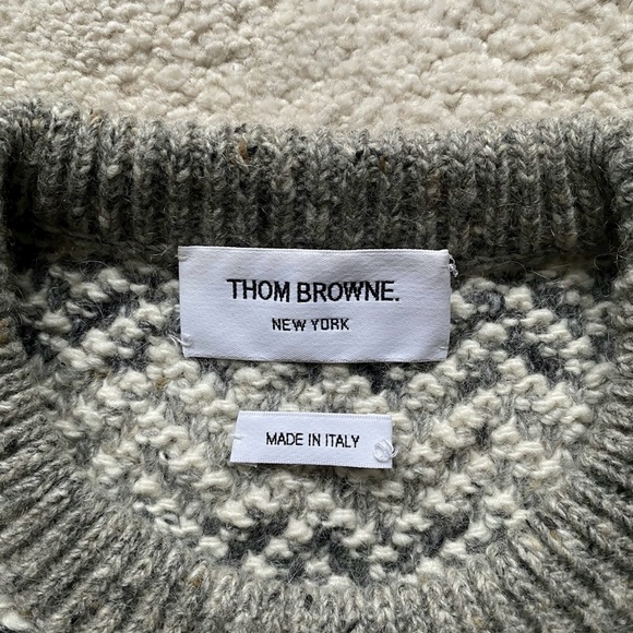 Thom Browne Soft wool mohair blend Sweater - Picture 2 of 6